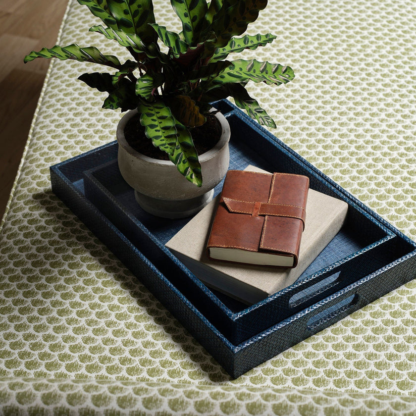 Blanca Handwoven Pandan Tray - Set of 2