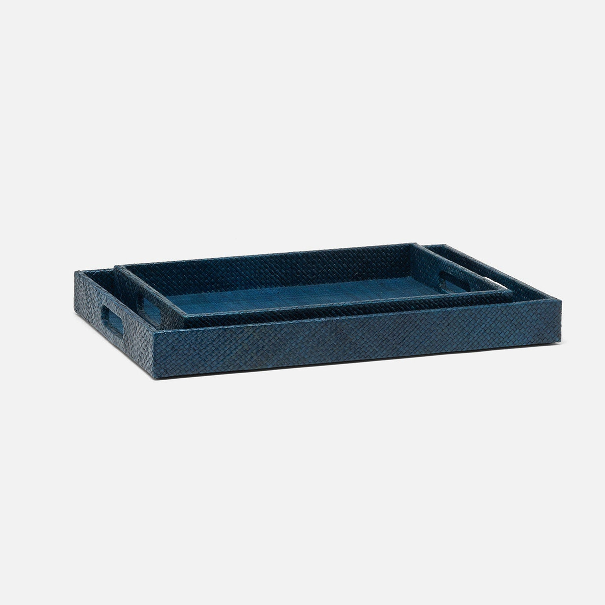 Blanca Handwoven Pandan Tray - Set of 2