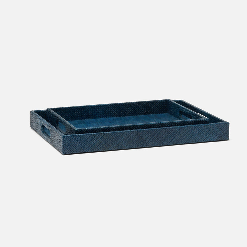 Blanca Handwoven Pandan Tray - Set of 2