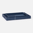 Breck Faux Shagreen Tray - Set of 2