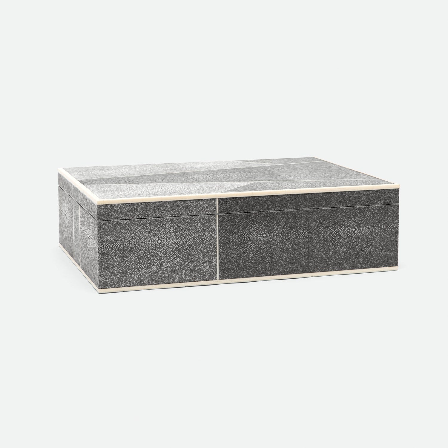 Breck XL Faux Shagreen Box