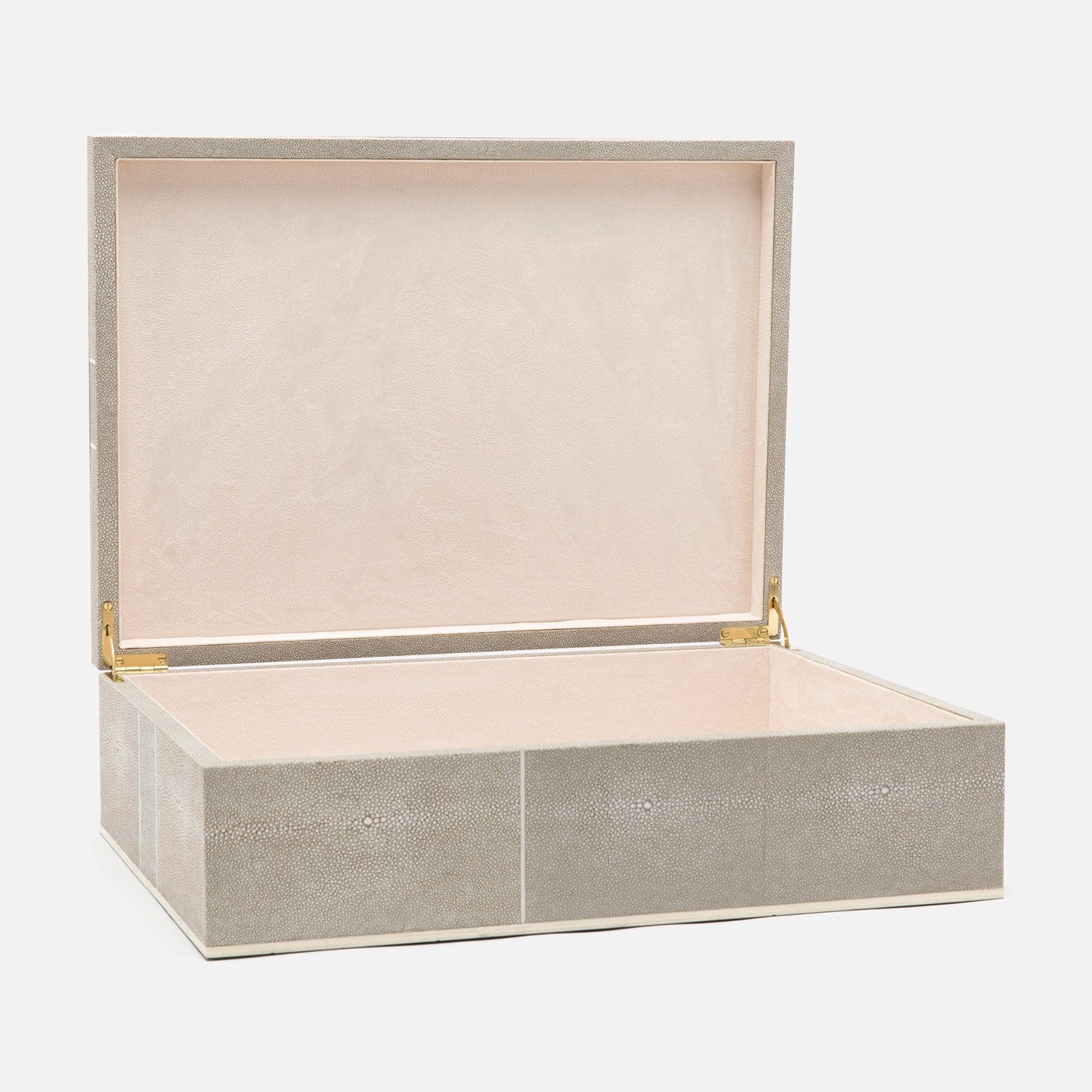 Breck XL Faux Shagreen Box