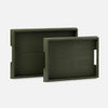 Bryant Leather Tray - Set of 2