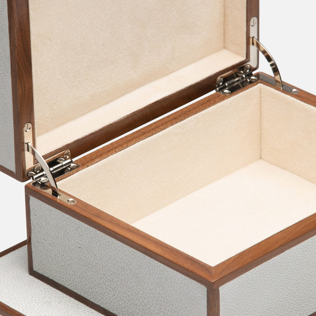 Cooper Faux Shagreen Box - Set of 2