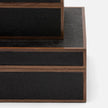 Cooper Faux Shagreen Box - Set of 2