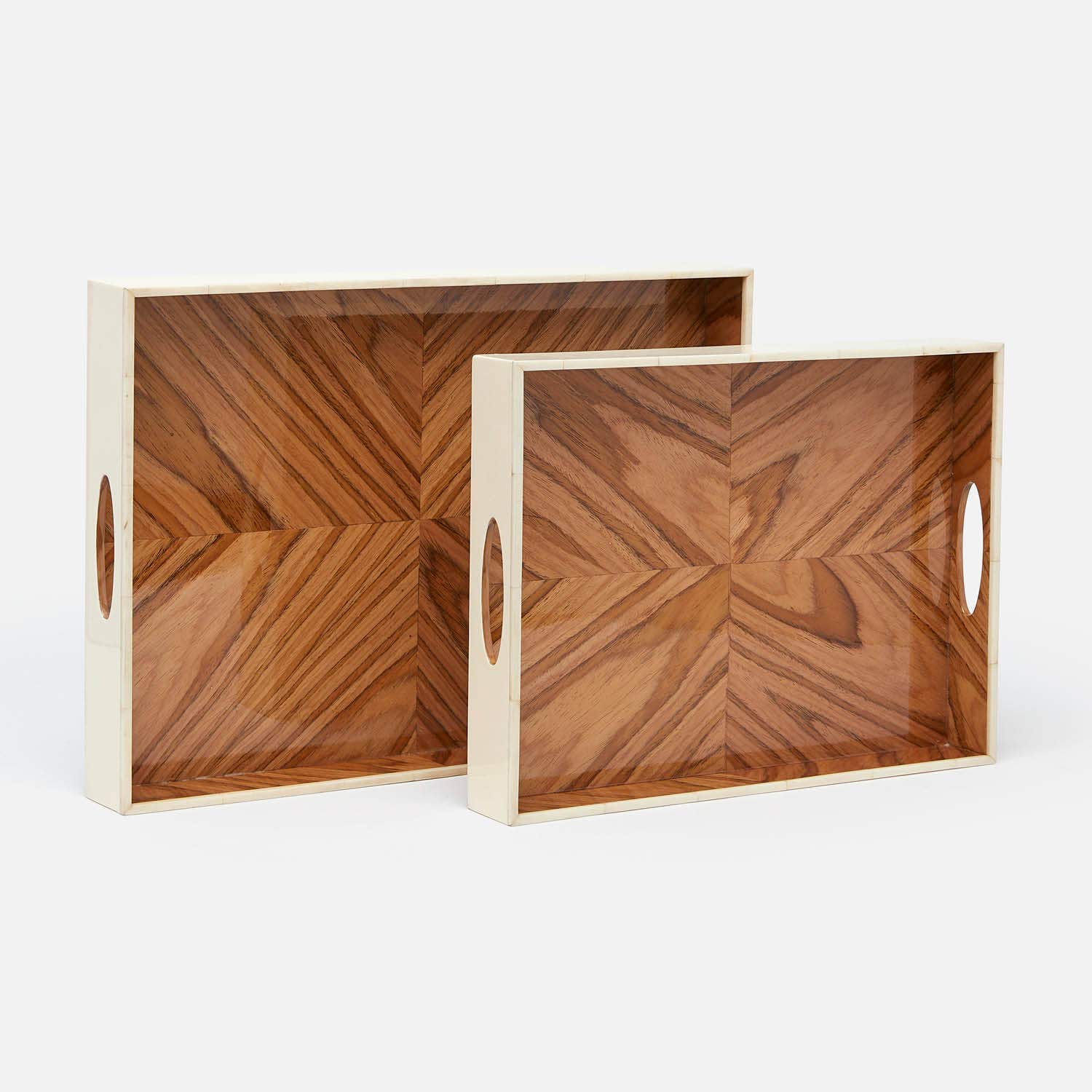 Dixon Veneer Tray - Set of 2