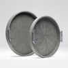 Doris Faux Shagreen Tray - Set of 2
