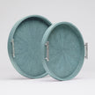 Doris Faux Shagreen Tray - Set of 2