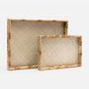 Dulcy Bamboo Tray - Set of 2