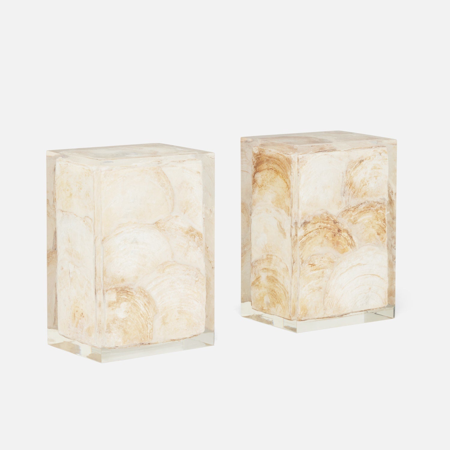 Elara Capiz Shell Bookend Set