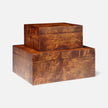 Elita Mappa Burl Box - Set of 2