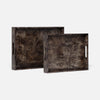 Elita Mappa Burl Tray - Set of 2
