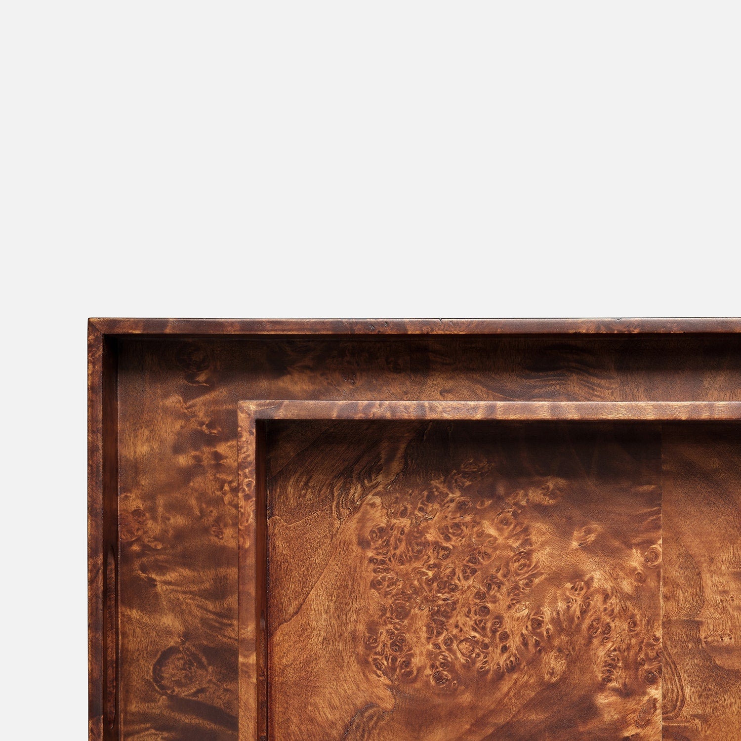 Elita Mappa Burl Tray - Set of 2