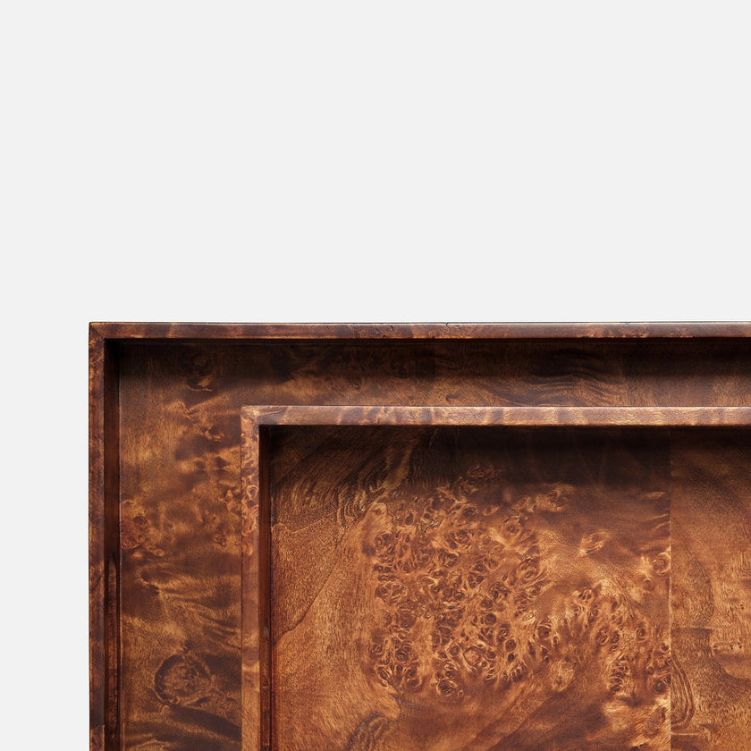 Elita Mappa Burl Tray - Set of 2