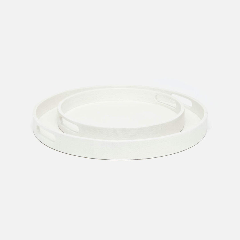 Elodie Faux Raffia Tray