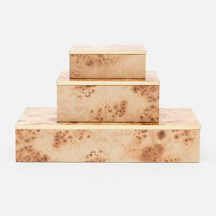 Fabron Mapa Wood Box - Set of 3