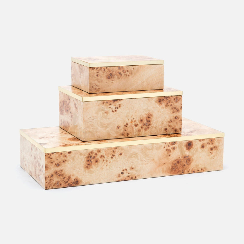 Fabron Mapa Wood Box - Set of 3