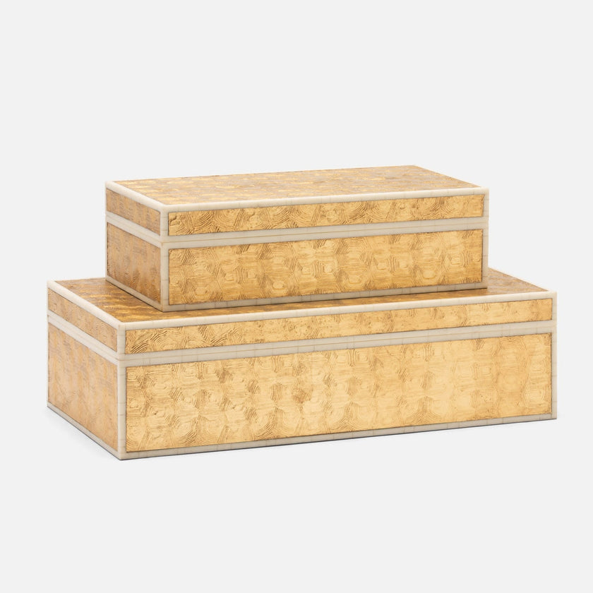 Gaston Luxe Decorative Box - Set of 2