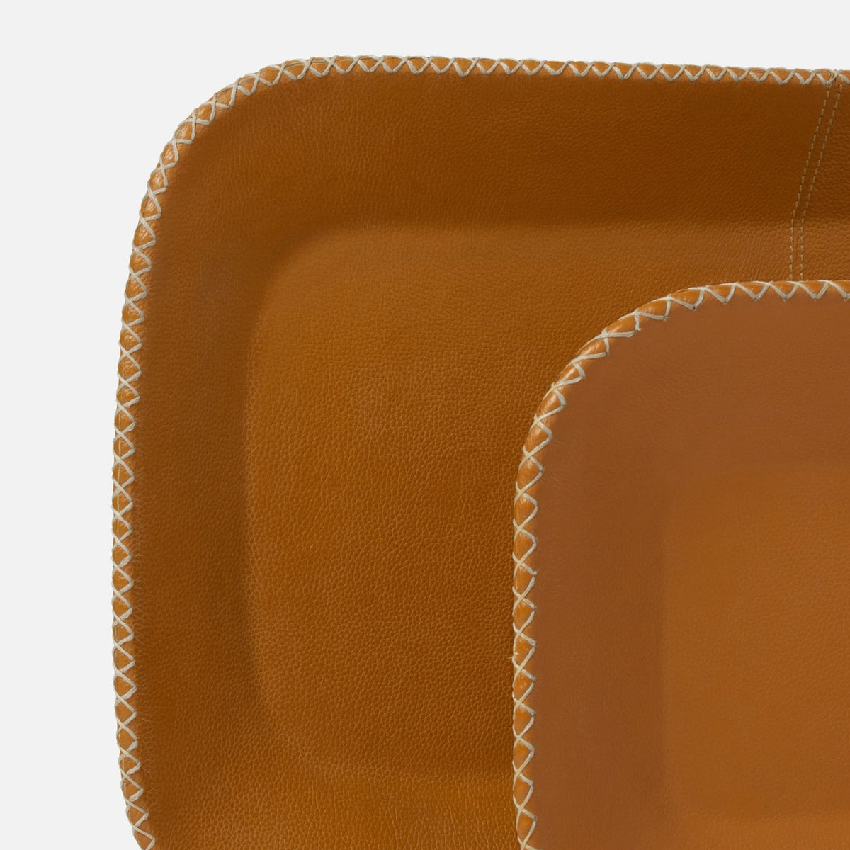 Georgia Leather Tray - Set of 2