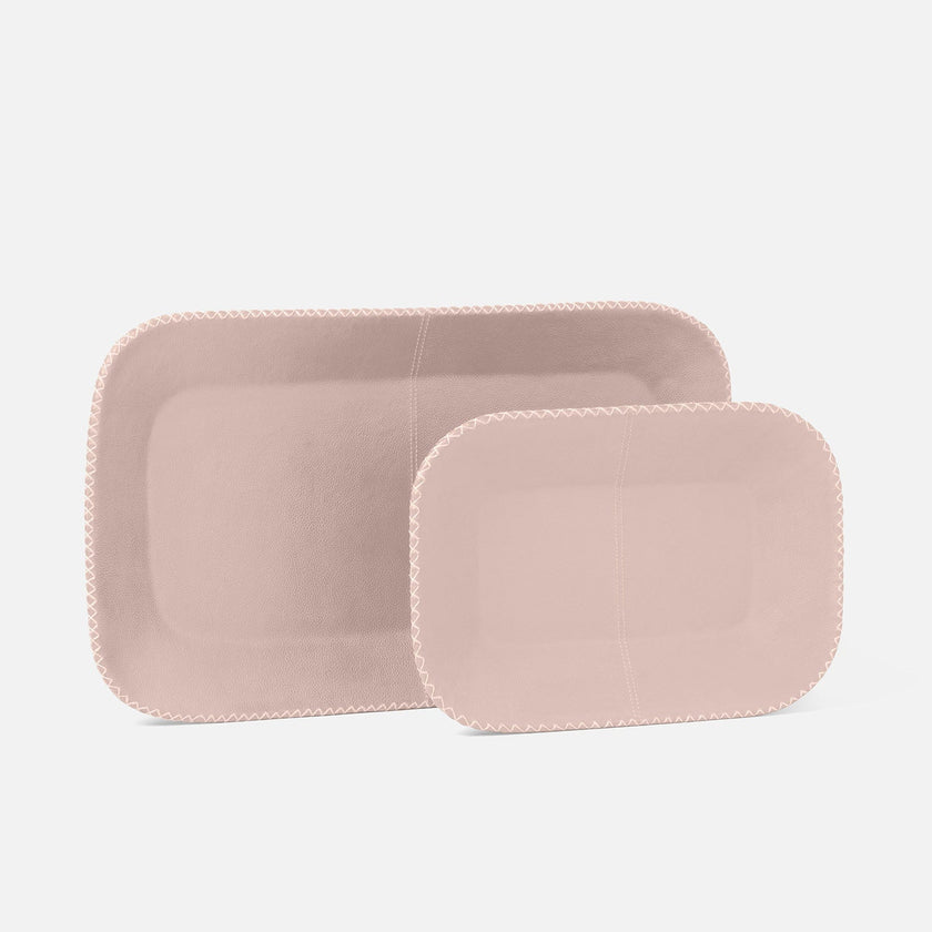 Georgia Leather Tray - Set of 2