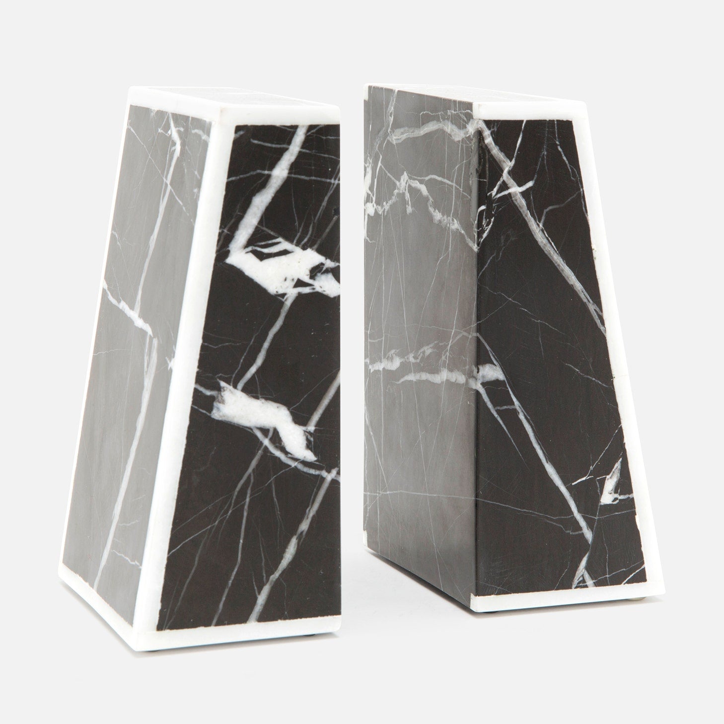 Griffen Nero Marble Bookend Set
