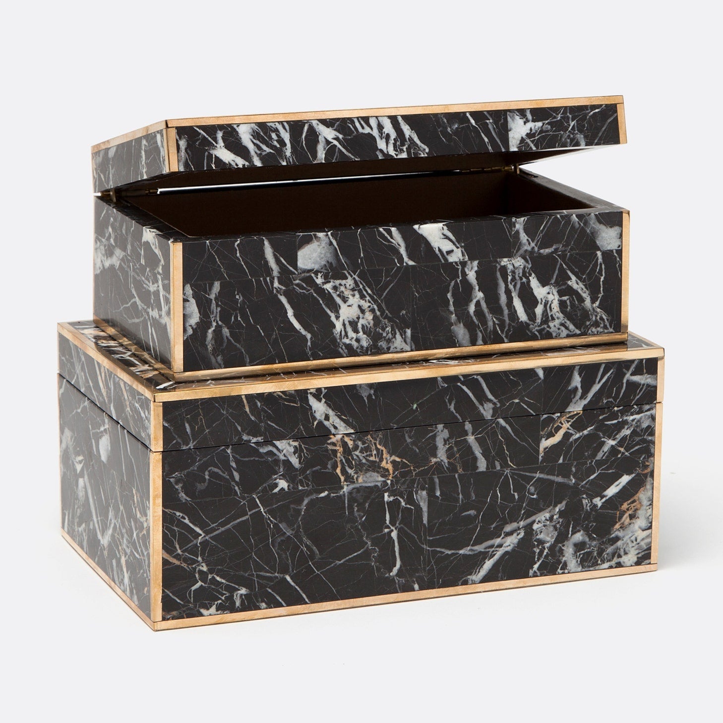 Harold Nero Marble Box - Set of 2
