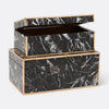Harold Nero Marble Box - Set of 2