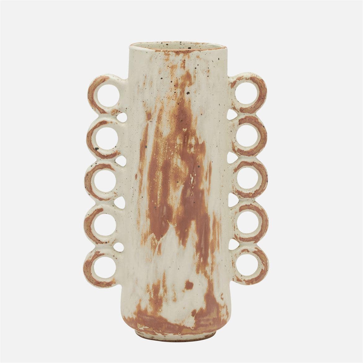 Hollie Mid-Century Stoneware Vase - Set of 2