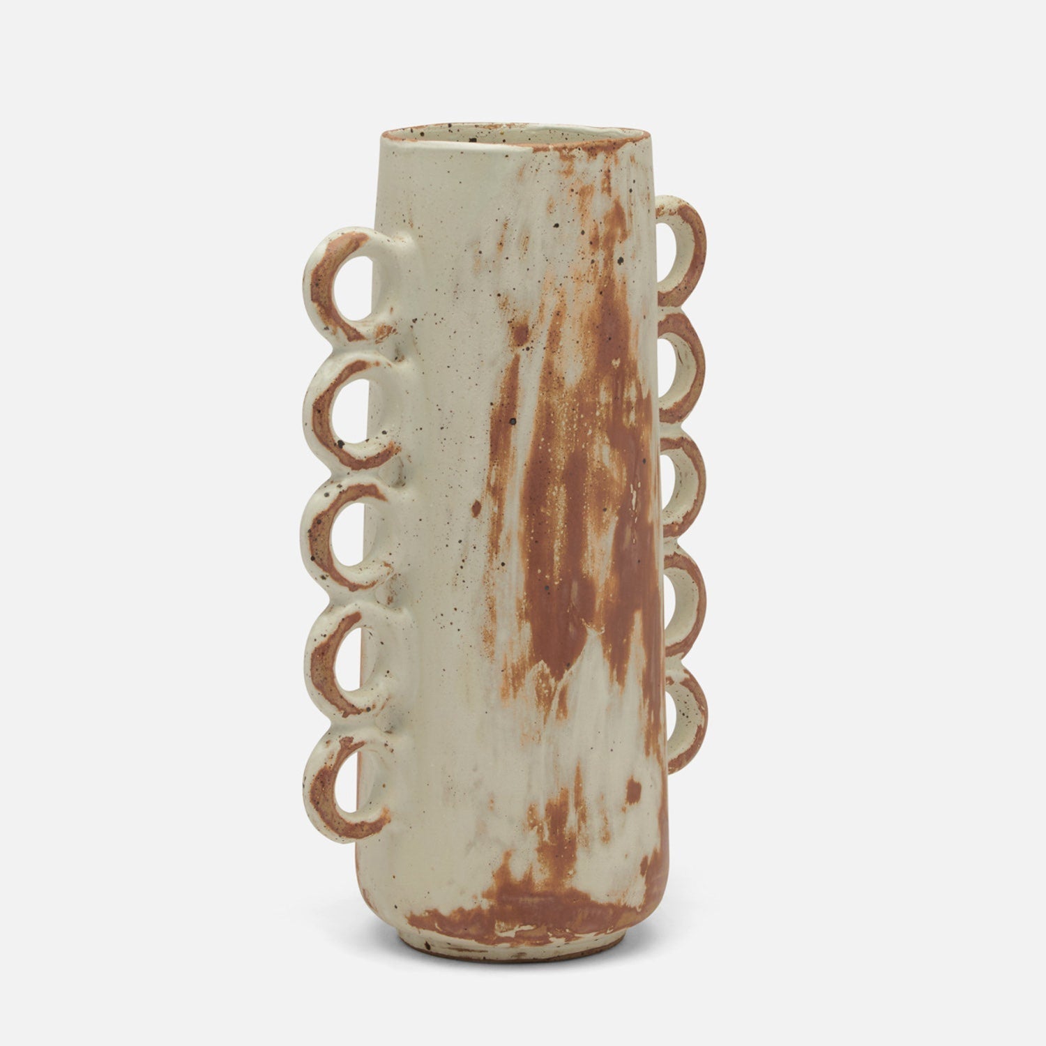 Hollie Mid-Century Stoneware Vase - Set of 2