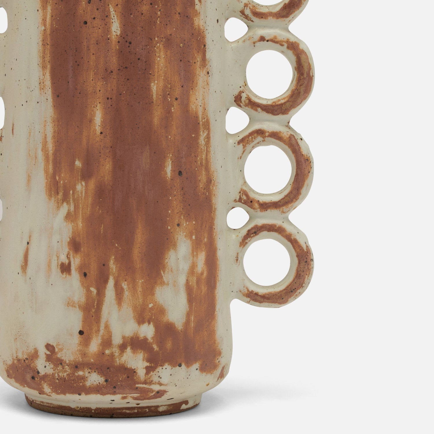 Hollie Mid-Century Stoneware Vase - Set of 2