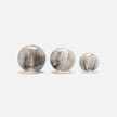 Magali Resin Sphere - Set of 3