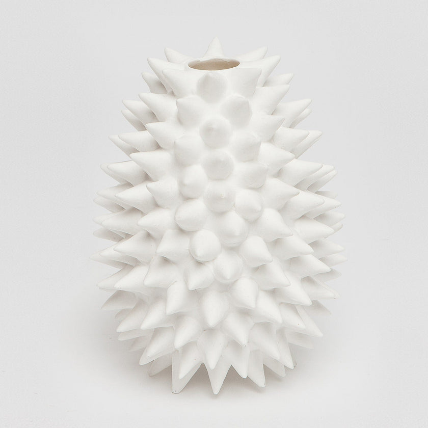 Irma Porcelain Puffer Ball Vase - Set of 2