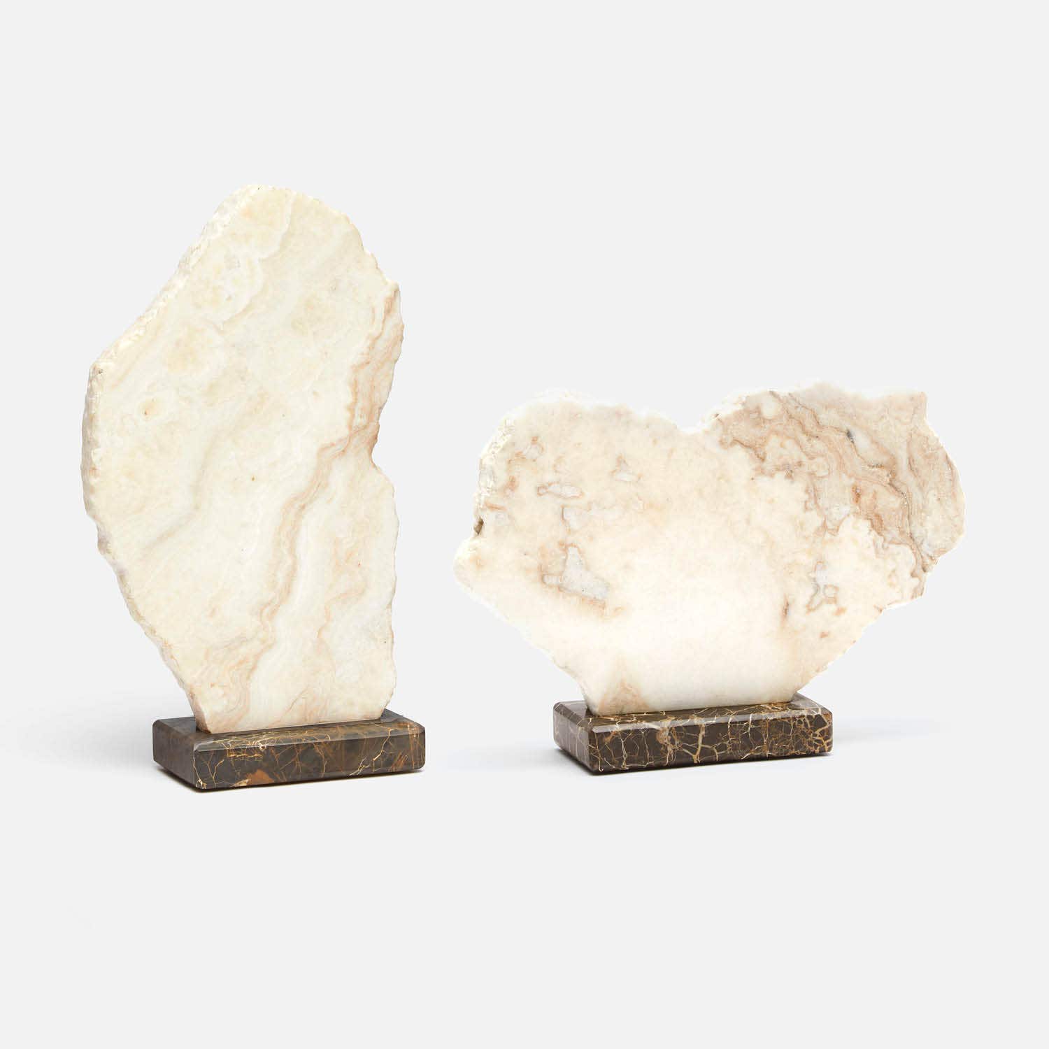 Kalani Stone Slab Sculpture - Set of 2