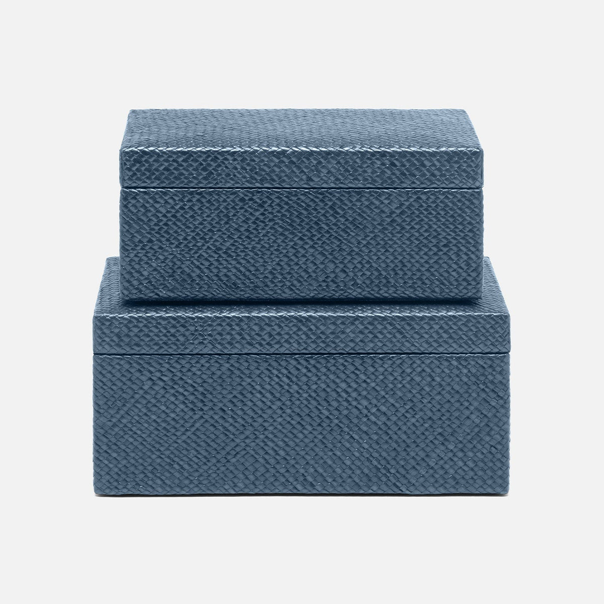 Kian Herringbone Pandan Box - Set of 2