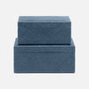 Kian Herringbone Pandan Box - Set of 2