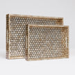 Killian Capiz Decorative Tray - Set of 2