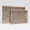 Killian Capiz Decorative Tray - Set of 2