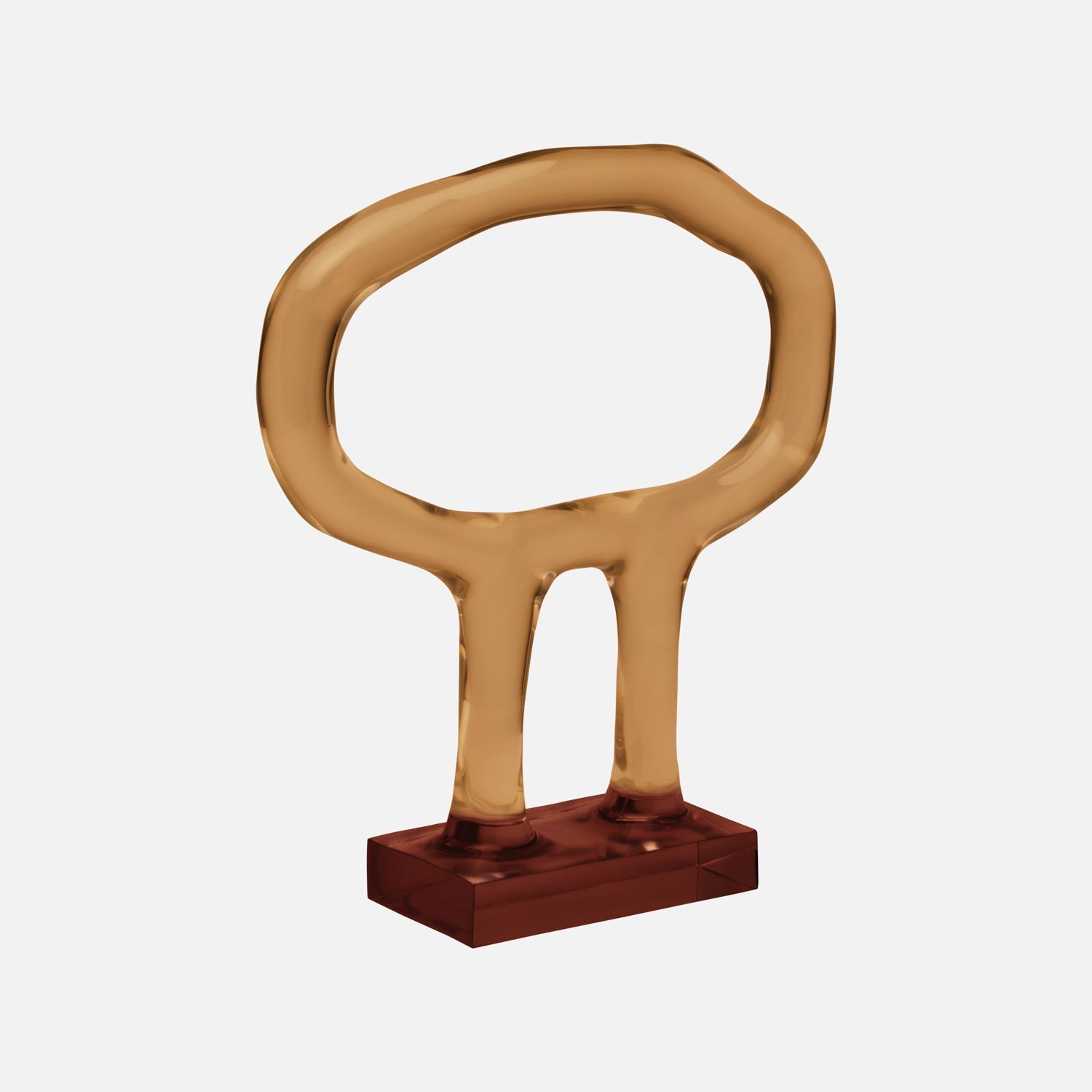 Kolby Abstract Circular Resin Sculpture