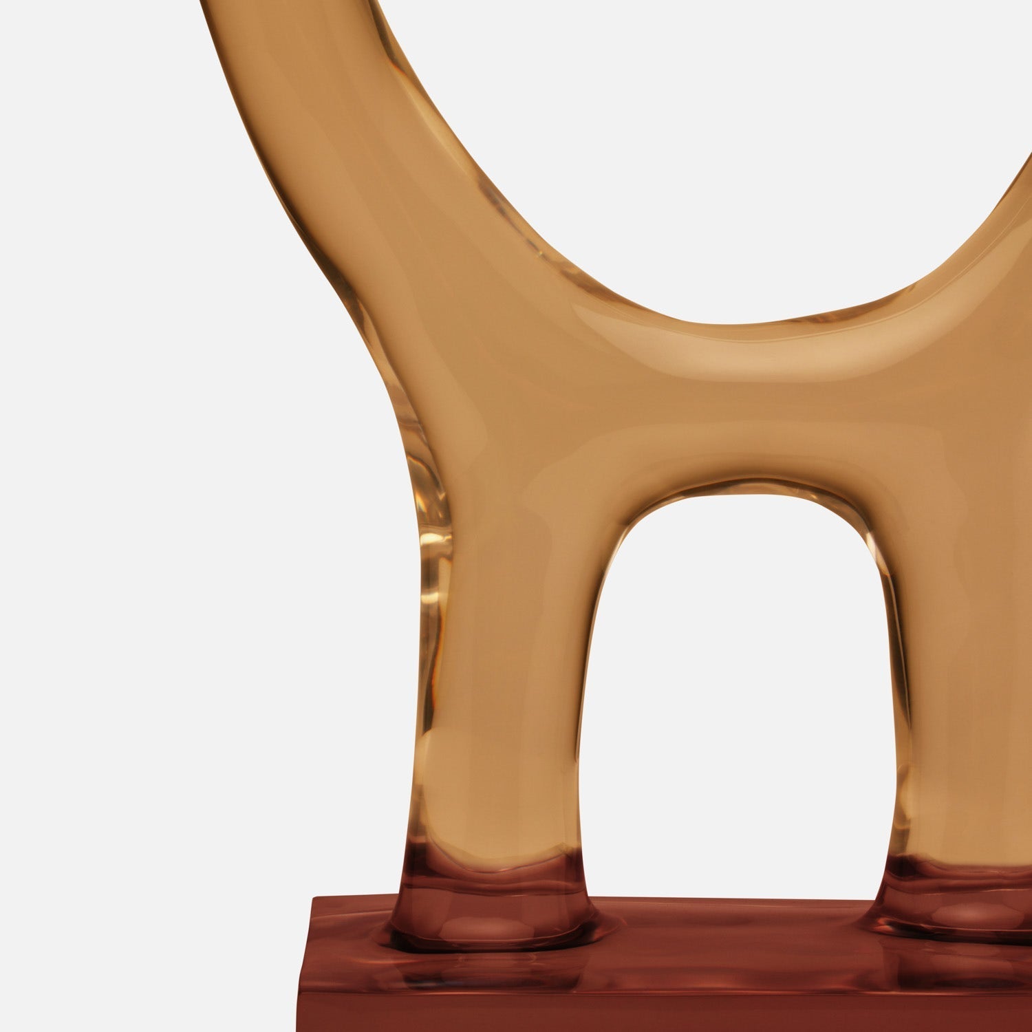 Kolby Abstract Circular Resin Sculpture