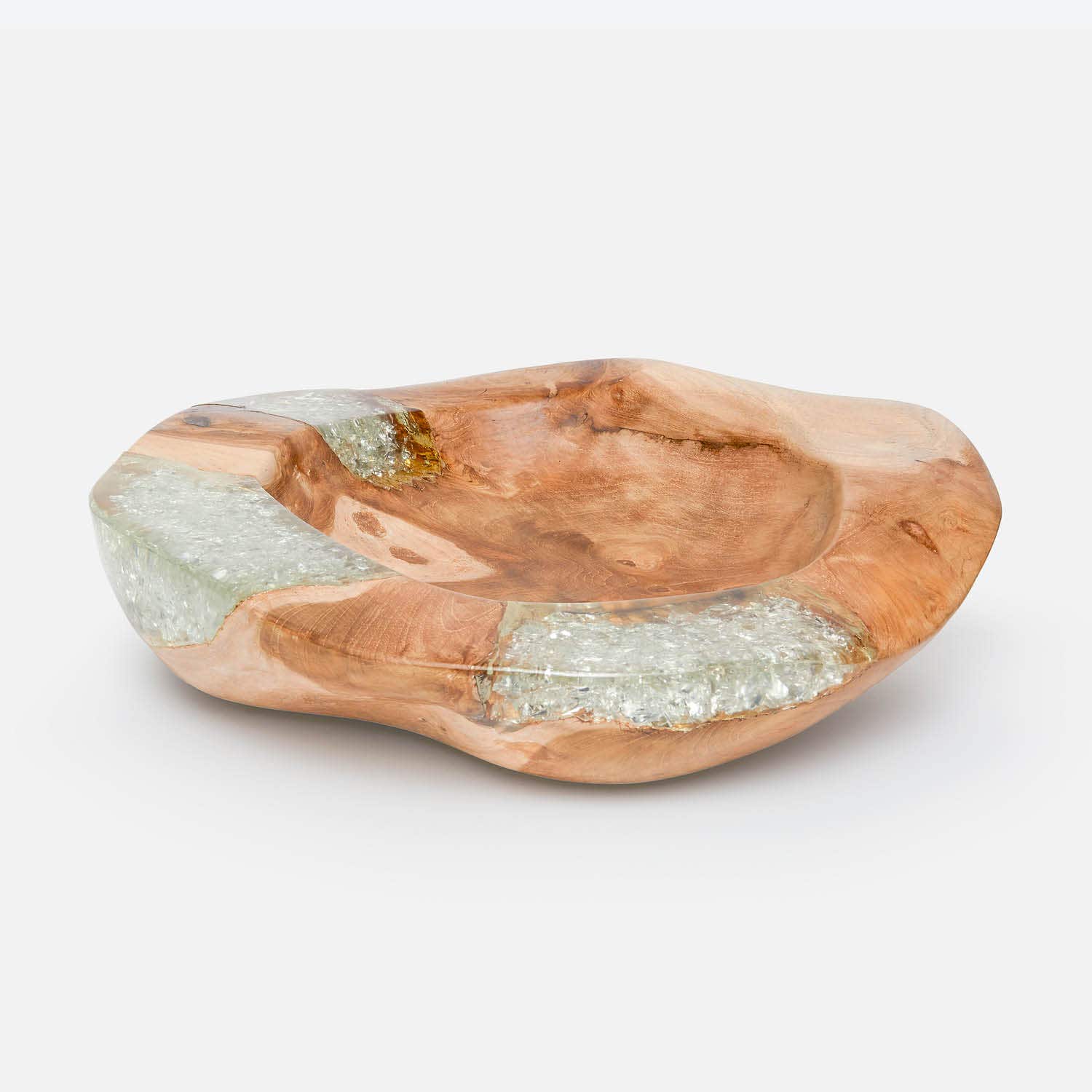 Kyla Glass Resin Bowl - Set of 2