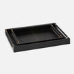 Lenora Leather Tray - Set of 2