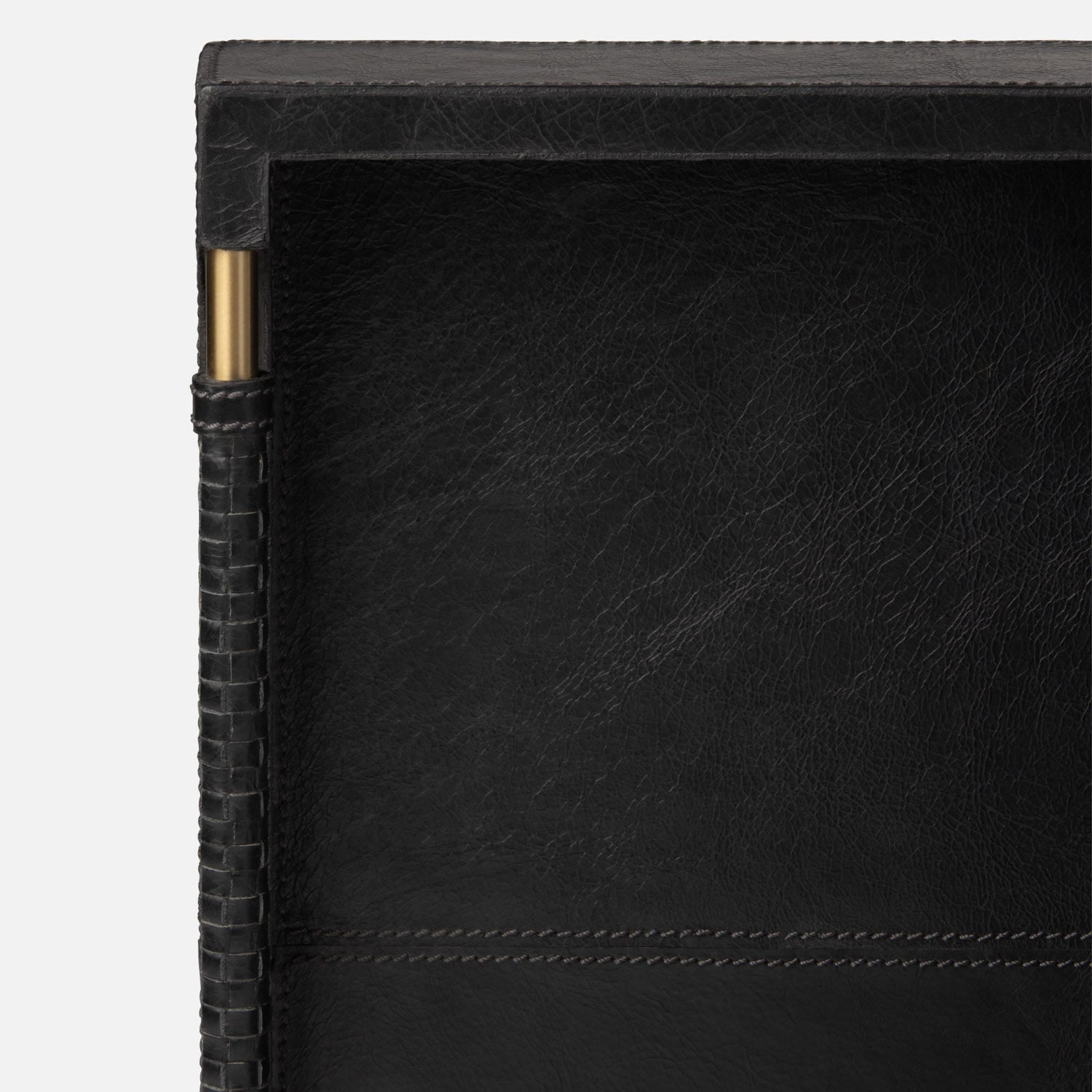 Lenora Leather Tray - Set of 2