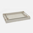 Lenora Leather Tray - Set of 2