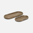 Malka Travertine Tray - Set of 2