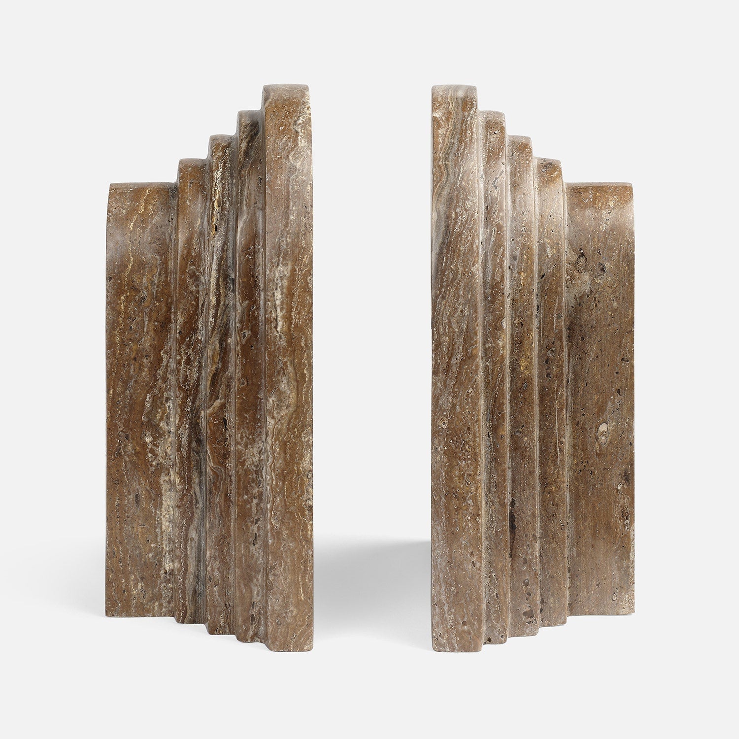 Melo Stone Bookend Set
