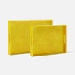Milan Resin Tray - Set of 2
