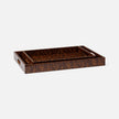 Milton Faux Tortoise Tray - Set of 2