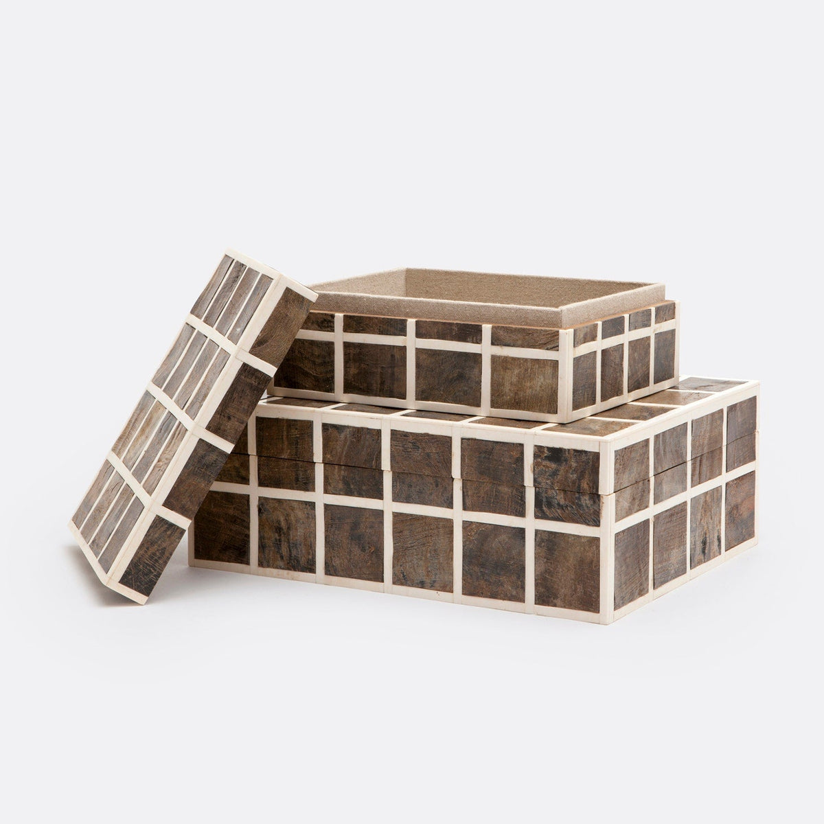 Nara Decorative Horn Box - Set of 2