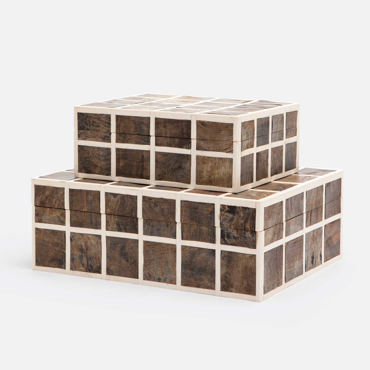 Nara Decorative Horn Box - Set of 2