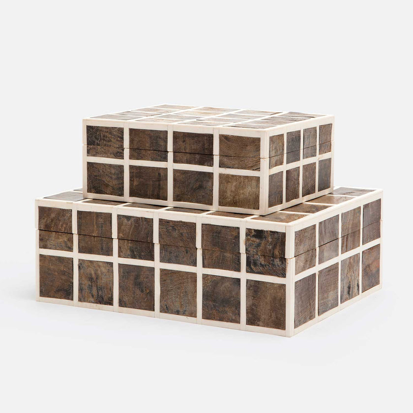 Nara Decorative Horn Box - Set of 2